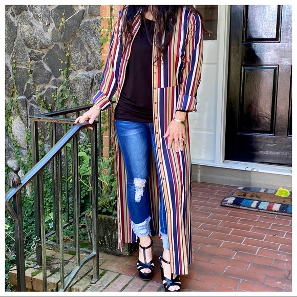 Boho Chic Gorgeous open Shirt duster Dress - Picture 6 of 13